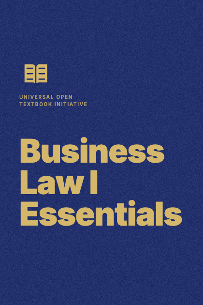 Business Law I Essentials