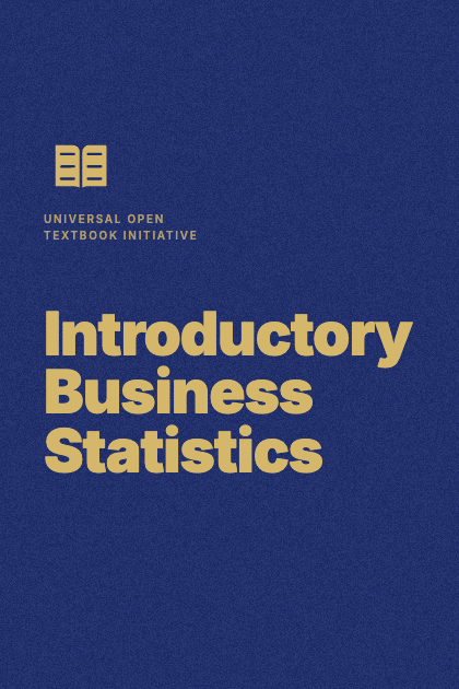 Cover of Introductory Business Statistics