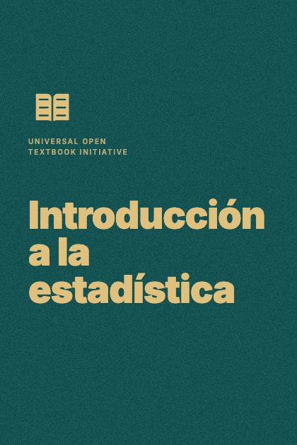 Cover of Introducción a la estadística
